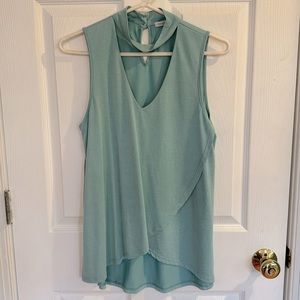 Green Envelope sea foam green top